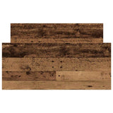 Bed Frame without Mattress Old Wood 90x200 cm Engineered Wood 857474
