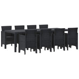 Garden Dining Set 9 pcs Anthracite Polypropylene 3378732