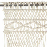 Macrame Curtain 140x240 cm Cotton 323978