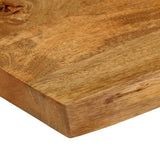 Table Top 160x40x2.5 cm Live Edge Solid Wood Mango 370760