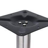 Bistro Table Leg Silver 45x72 cm Stainless Steel 325439