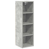 Hanging Cabinet with Storage Concrete Grey 30 x 29.5 x 100 cm 884461
