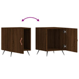 ZNTS Bedside Cabinets 2 pcs Brown Oak 40x40x50 cm Engineered Wood 827515
