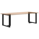 Dining Table Legs T-Shaped 2 pcs Black 70x35x cm Steel 4013056