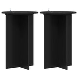 Plant Stand 2 pcs Black 40 x 60 cm Engineered Wood 899709