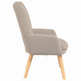 Armchair Light Grey 63 x 67 x 94 cm Fabric 42001789