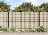 Garden Privacy Screens 4 pcs PVC 35x0.19 m Cream 147857