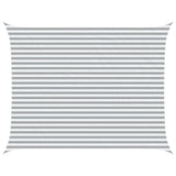 Sun Shade Sail Light Grey and White 4,5 x 3,5 m 42031128