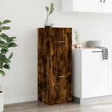 Apothecary Cabinet Smoked Oak 40x41x118 cm Engineered Wood 855200