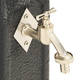 Garden Tanker with Faucet Anthracite Stone Look 316182