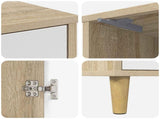Bedside Cabinet HANAU 2 pcs Sonoma Oak 36 x 33 x 50 cm 8007222