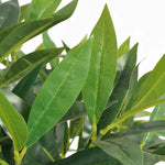 ZNTS Artificial Bay Tree Plant with Pot 125 cm Green 244452