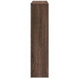 Radiator Cover Brown Oak 175x20x82 cm Engineered Wood 852759