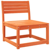 Garden Sofas with Cushions 2pcs Wax Brown Solid Wood Pine 844706