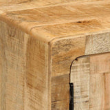 Bedside Cabinet 2 pcs 40x32x46 cm Solid Wood Rough Mango 4104508