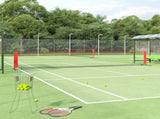 Tennis Net Black and Red 600x100x87 cm Polyester 93759