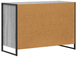 Side Cabinet Grey Sonoma 79 x 36 x 75 cm Engineered Wood 886603