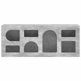 TV Cabinet Concrete Grey 100 x 35 x 40 cm Engineered Wood 891267