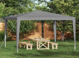 Party Tent 250 x 250 x 240 cm Light Grey PE and Steel 42032987