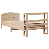 Bed Frame without Mattress 75x190 cm Small Single Solid Wood Pine 3306249
