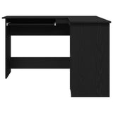 Corner Desk Black Oak 120 x 140 x 75 cm Engineered Wood 862450
