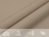 Sunshade Sail Oxford Fabric Square 7x7 m Taupe 135418