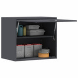 Wall Cabinet for Garage with Gas-lift Door Anthracite 883270