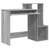 Desk with Drawer Grey Sonoma 106 x 41 x 88.5 cm Engineered Wood 869471