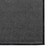 Doormat Anthracite and Black 120 x 300 cm Polyamide and PVC 4100722