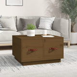 Coffee Table Honey Brown 60x53x35 cm Solid Wood Pine 820969