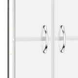 ZNTS Shower Door Half Frosted ESG 81x190 cm 148787