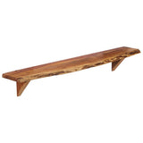 Wall Shelves 2 pcs 110x20x18 cm Solid Wood Acacia 337824