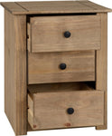 ZNTS Panama 3 Drawer Bedside 100-103-021