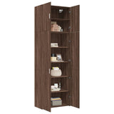 Highboard Brown Oak 80x42.5x249 cm Engineered Wood 3281370