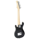 Electric Guitar for Kids with Bag Brown and White 3/4 30" 70195