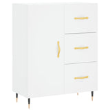 Highboard White 69.5x34x180 cm Engineered Wood 3195883