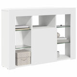 Corner LED TV Cabinet White 100x40x68cm Engineered Wood 889785