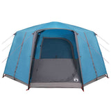 Cabin Tent 6-Person with Roof Blue 425 x 396 x 222 cm 42004024