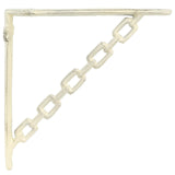 Wall Shelf Brackets 12 pcs Antique White 10.5 x 10.5 x 3 cm 42038918