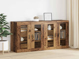 Wall Mounted Cabinets 2 pcs Old wood 69.5 x 34 x 90 cm 3394536