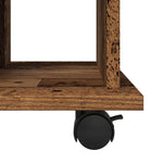 ZNTS Rolling Cabinet Old Wood 60x45x60 cm Engineered Wood 856662