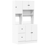 Kitchen Cabinet White 95x50x180 cm Engineered Wood 3276532