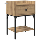 Bedside Table 2 pcs Artisan Oak 40 x 29 x 60 cm Engineered Wood 881829