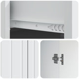 Sideboard with Drawer White 66 x 34.5 x 92 cm Engineered Wood 894405
