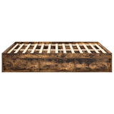 Bed Frame without Mattress Smoked Oak 180x200 cm Super King Super King Size 3203884