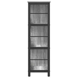 Bookshelf Grey Sonoma 102 x 32 x 104.5 cm Engineered Wood 884009