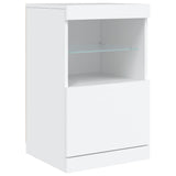 Sideboard with LED Lights White 41x37x67 cm 836679