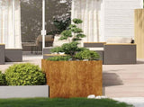 Planter Rusty 80x80x80 cm Weathering Steel 860786
