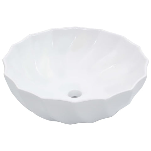 Wash Basin 46x17 cm Ceramic White 143921