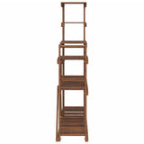 Flower Stand 110x25x111 cm Solid Wood Fir 362867